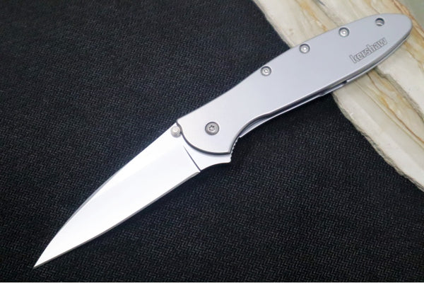 Kershaw 1660 Leek Flipper - Satin Blade Knife — Northwest Knives