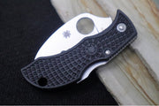 Spyderco ManBug Lightweight - Serrated Hawkbill Blade / VG-10 Steel / Black FRN Handle MBKHBS - Northwest Knives