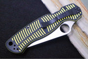 Spyderco Paramilitary 2 Salt - Yellow/Black G-10 Handle / CPM-Magnacut Blade / Satin Finish C81GBKYLMC2 - Northwest Knives