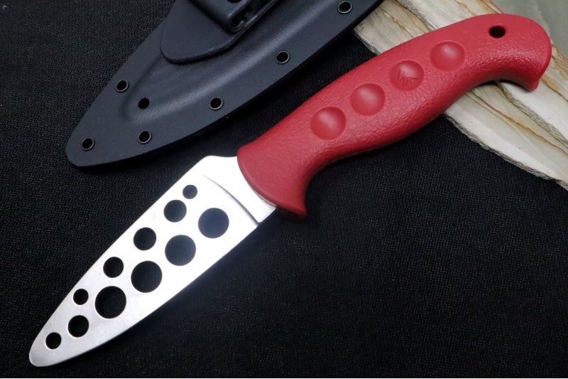 Spyderco Temperance Fixed Blade Trainer SPRINT RUN - 420J2 Steel / Trainer Blade / Red FRN Handle FB05TRD