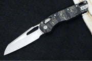 Microtech MSI Manual Folder - Apocalyptic Finished Blade / Tiger Striped Camo Polymer w/ Trim-Grip Handle 210T-10APPMTSC - Northwest Knives