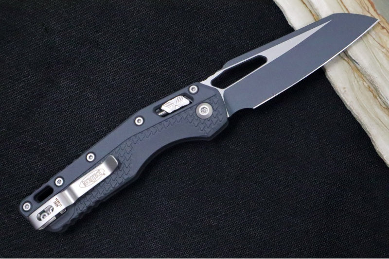 Microtech MSI Manual Folder - Two-Toned Sniper Gray Cerakoted Finished Blade / Sniper Gray Polymer w/ Trim-Grip Handle 210T-PMCSG - Northwest Knives