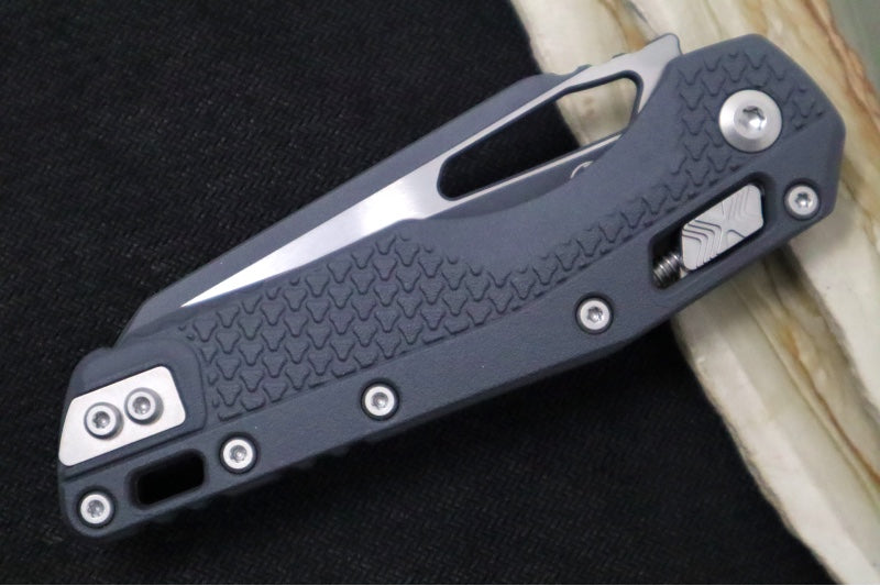 Microtech MSI Manual Folder - Two-Toned Sniper Gray Cerakoted Finished Blade / Sniper Gray Polymer w/ Trim-Grip Handle 210T-PMCSG - Northwest Knives