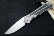 Chris Reeve Knives Large Inkosi Glass Blasted - Drop Point Blade / CPM-Magnacut Steel / Titanium Handle with Black Micarta Inlays LIN-1116 - Northwest Knives