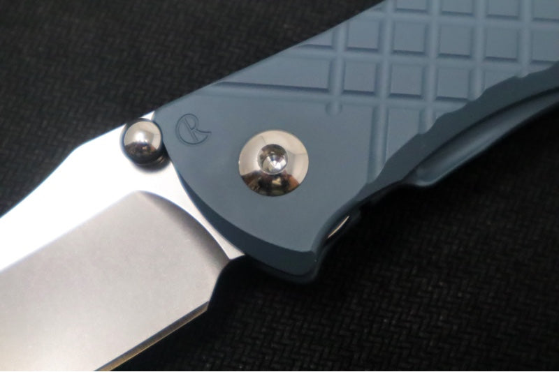 Chris Reeve Umnumzaan Exclusive - Tanto Blade / CPM-Magnacut Steel / Cold War Grey Cerakote Handle / Black Knotted Lanyard with Bead UMN-1602