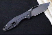 Koenig Mini Arius Nonflipper - Black DLC Standard Handle - Black DLC Finished Blade with Polished Flats - Black DLC Spacer & Hardware (Gen 1) - Northwest Knives