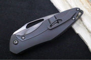Koenig Mini Arius Nonflipper - Black DLC Standard Handle - Black DLC Finished Blade with Polished Flats - Black DLC Spacer & Hardware (Gen 1) - Northwest Knives