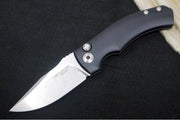 Defiant 7 Valmara Push Button Automatic - CPM-154 Steel / Black Hard-Coat Anodized Aluminum Handle - Northwest Knives