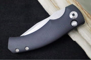 Defiant 7 Valmara Push Button Automatic - CPM-154 Steel / Black Hard-Coat Anodized Aluminum Handle - Northwest Knives