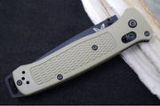 Benchmade 537GBK-06 Bailout - CPM-S30V Steel / Black Cerakote Finished / Tanto Blade / Ranger Green Grivory - Northwest Knives