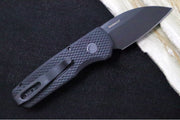Pro Tech Runt Auto - Black Textured Aluminum Handle / Black DLC Wharncliffe Blade / CPM-Magnacut Steel R5306 - Northwest Knives