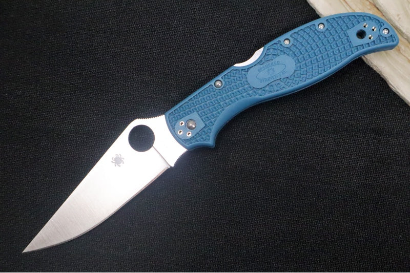 Spyderco Stretch 2 XL Lightweight - Blue FRN Handle / Satin Blade / K390 Steel - C258FPK390