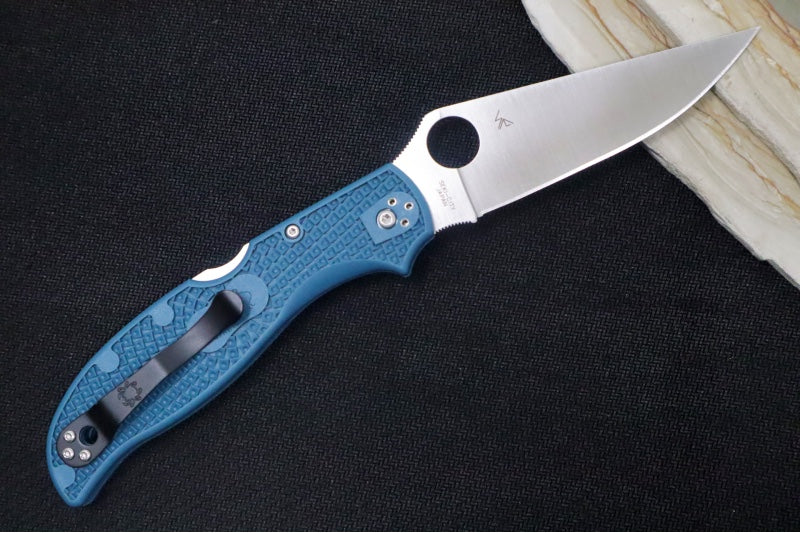 Spyderco Stretch 2 XL Lightweight - Blue FRN Handle / Satin Blade / K390 Steel - C258FPK390