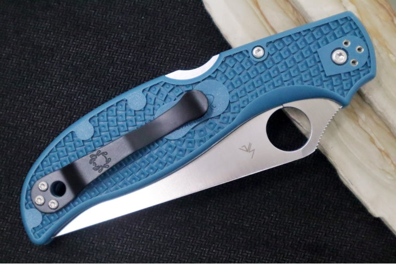 Spyderco Stretch 2 XL Lightweight - Blue FRN Handle / Satin Blade / K390 Steel - C258FPK390 - Northwest Knives