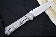 Chris Reeve Knives Small Sebenza 31 Glass Blasted - Insingo Blade / CPM-Magnacut Steel / Glass Blasted Titanium Handle S31-1685 - Northwest Knives