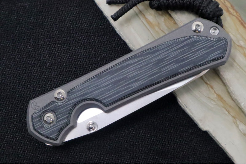 Chris Reeve Knives Small Sebenza 31 - Insingo Blade / Black Canvas Micarta Inlay / CPM-Magnacut Steel S31-1220