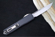 Microtech Ultratech ZBP (Zero Blade Play) OTF - Stonewash Finish / Single Edge / Black Anodized Aluminum Handle 1121-10 - Northwest Knives