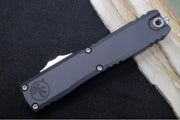 Microtech Ultratech ZBP (Zero Blade Play) OTF - Stonewash Finish / Single Edge / Black Anodized Aluminum Handle 1121-10 - Northwest Knives