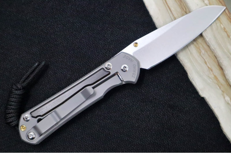 Chris Reeve Knives Small Sebenza 31 - Insingo Blade / Macassar Ebony Inlay / CPM-Magnacut Steel (A2) S31-1128 - Northwest Knives