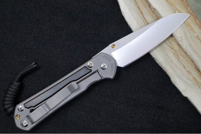 Chris Reeve Knives Small Sebenza 31 - Insingo Blade / Macassar Ebony Inlay / CPM-Magnacut Steel (A3) S31-1128