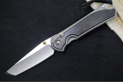 Chris Reeve Large Sebenza 31 - Tanto Blade / Bog Oak Inlay / CPM-Magnacut Steel (A1)