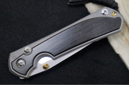 Chris Reeve Large Sebenza 31 - Tanto Blade / Bog Oak Inlay / CPM-Magnacut Steel (A1)