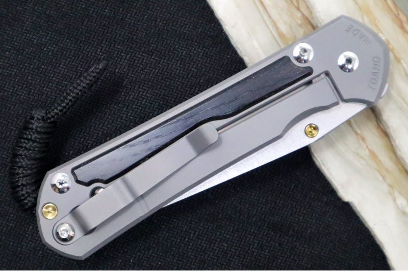 Chris Reeve Large Sebenza 31 - Tanto Blade / Bog Oak Inlay / CPM-Magnacut Steel (A1) L31-1130