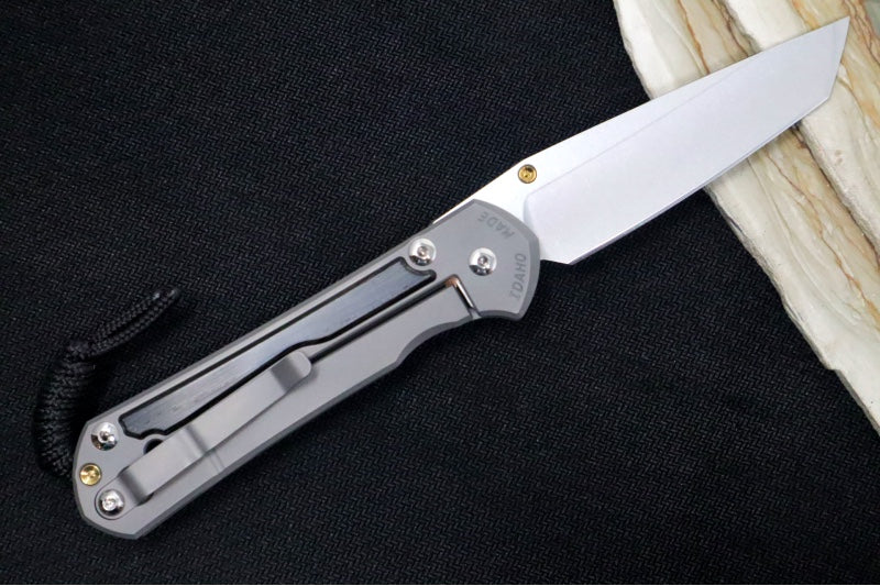 Chris Reeve Large Sebenza 31 - Tanto Blade / Bog Oak Inlay / CPM-Magnacut Steel (A2) L31-1130