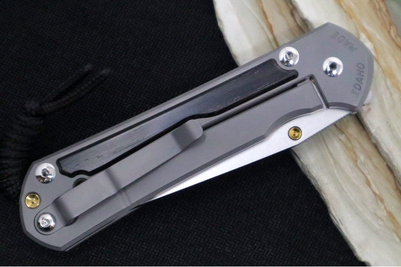 Chris Reeve Large Sebenza 31 - Tanto Blade / Bog Oak Inlay / CPM-Magnacut Steel (A2) L31-1130