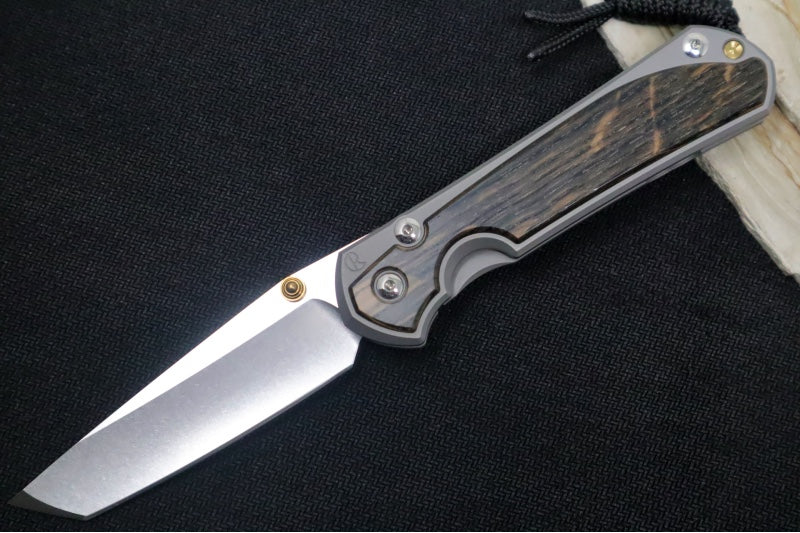 Chris Reeve Large Sebenza 31 - Tanto Blade / Bog Oak Inlay / CPM-Magnacut Steel (A3) L31-1130