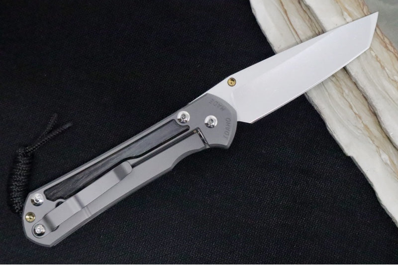 Chris Reeve Large Sebenza 31 - Tanto Blade / Bog Oak Inlay / CPM-Magnacut Steel (A3)