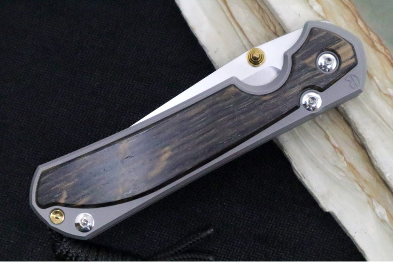 Chris Reeve Large Sebenza 31 - Tanto Blade / Bog Oak Inlay / CPM-Magnacut Steel (A3) L31-1130