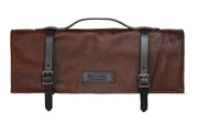 Hardmill Goods - Leather Knife Roll - Brown / Cognac KR-OL-CO - Northwest Knives