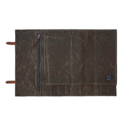 Hardmill Goods - Waxed Canvas Knife Roll - Dark Oak Canvas KR-WC-DK - Northwest Knives