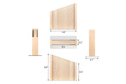 Cangshan Cutlery Magnetic HUA Block with Clear Blade Guard - Maple Wood 10300832 - Northwest Knives