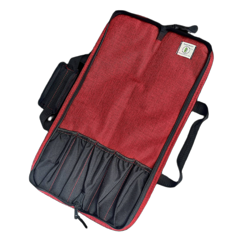 Messermeister Preservation Knife Bag - 5 Pocket - Red 3088-5/R