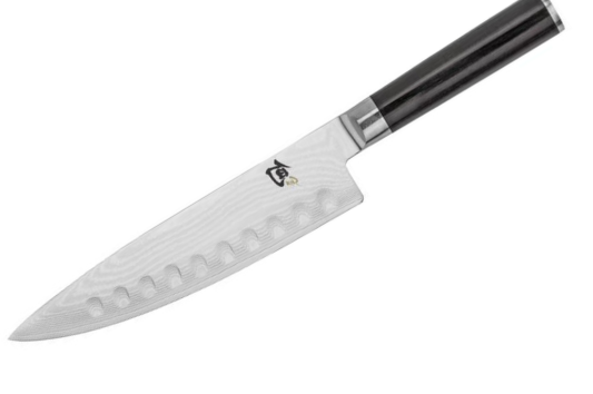 Shun Classic - 8" Chef's (Hollow Ground) Knife - 69 Layered Damascus - Made in Seki City, Japan - Northwest Knives
