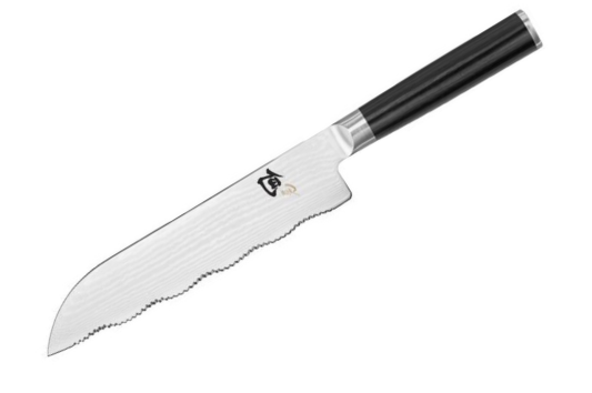 Shun Classic - 7" Serrated Utility - 69 Layered Damascus - Made in Seki City, Japan - Northwest Knives