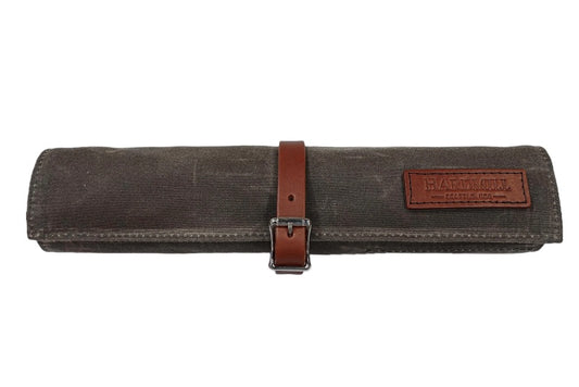 Hardmill Goods - Waxed Canvas Tool Roll - Dark Oak Canvas TR-WC-DK