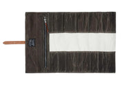 Hardmill Goods - Waxed Canvas Tool Roll - Dark Oak Canvas TR-WC-DK - Northwest Knives