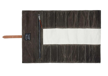 Hardmill Goods - Waxed Canvas Tool Roll - Dark Oak Canvas TR-WC-DK