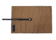 Hardmill Goods - Waxed Canvas Tool Roll - Field Tan Canvas TR-WC-FT - Northwest Knives