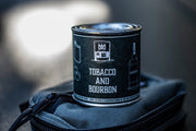 All American Maker - Tobacco & Bourbon Candle - 8oz Hand Pour Soy Candle & Cotton Wick - 100% American Made - Northwest Knives