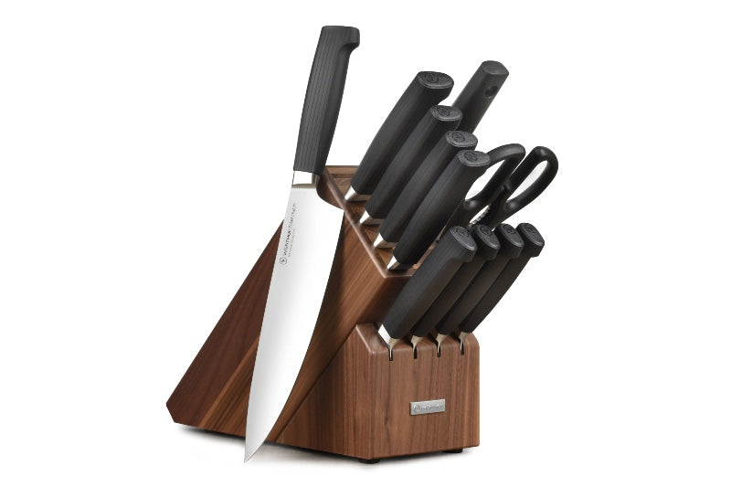 Wusthof Partner - 12pc Block Set - Fully forged German stainless steel (X50 CrMoV 15) - Made in Solingen, Germany - Northwest Knives