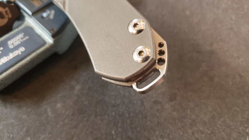 Jekyll to Hyde - Large Sebenza Backspacer - Titanium - Northwest Knives