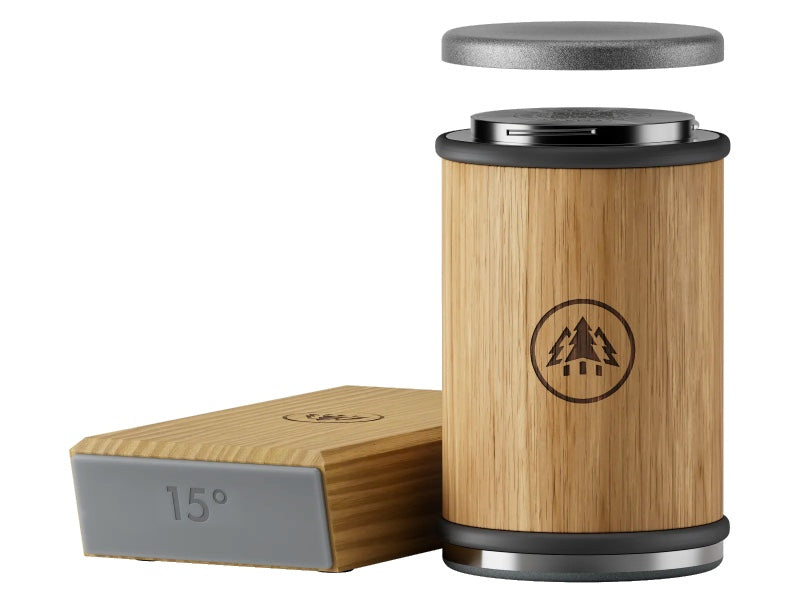 HORL 3 Sharpener - Ceramic & Diamond Sharpening Discs - 2 Sharpening Angles - Oak Wood HO3E-SET