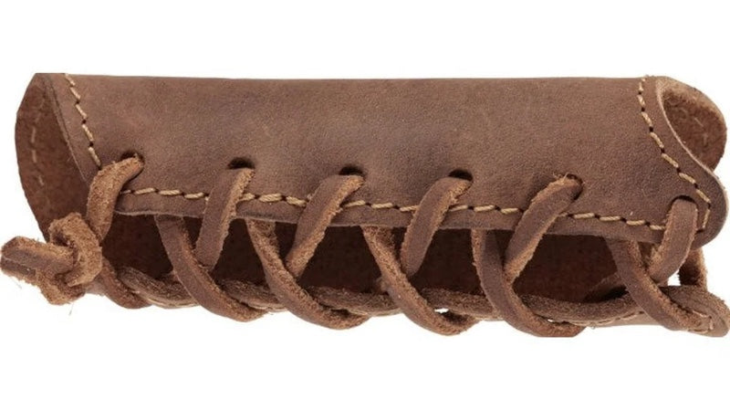 Hults Bruk Overstrike Guard - Vegetable-Tanned Brown Leather 840793 - Northwest Knives