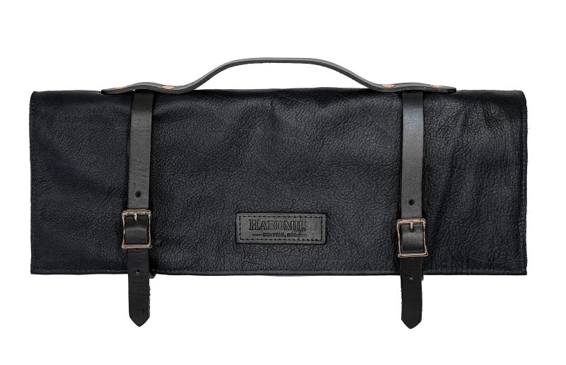 Hardmill Goods - Leather Knife Roll - Black KR-OL-BK - Northwest Knives