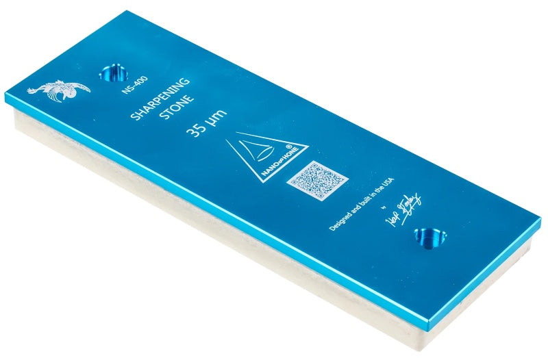 Nano Hone Water Stone - 35 Micron 400 Grit (210mm x 75mm x 10mm) NS-400