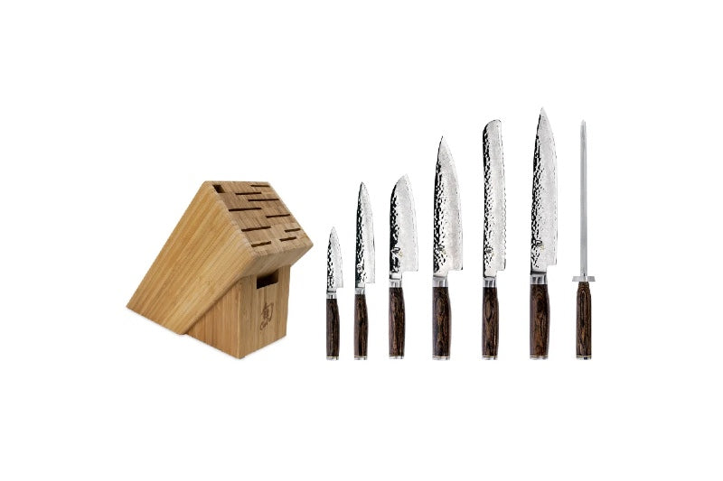 Shun Premier - 8pc Professional Block Set - 69 Layered Damscus - Made in Seki City, Japan